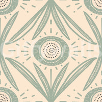 Wallpaper with soft botanical patterns
