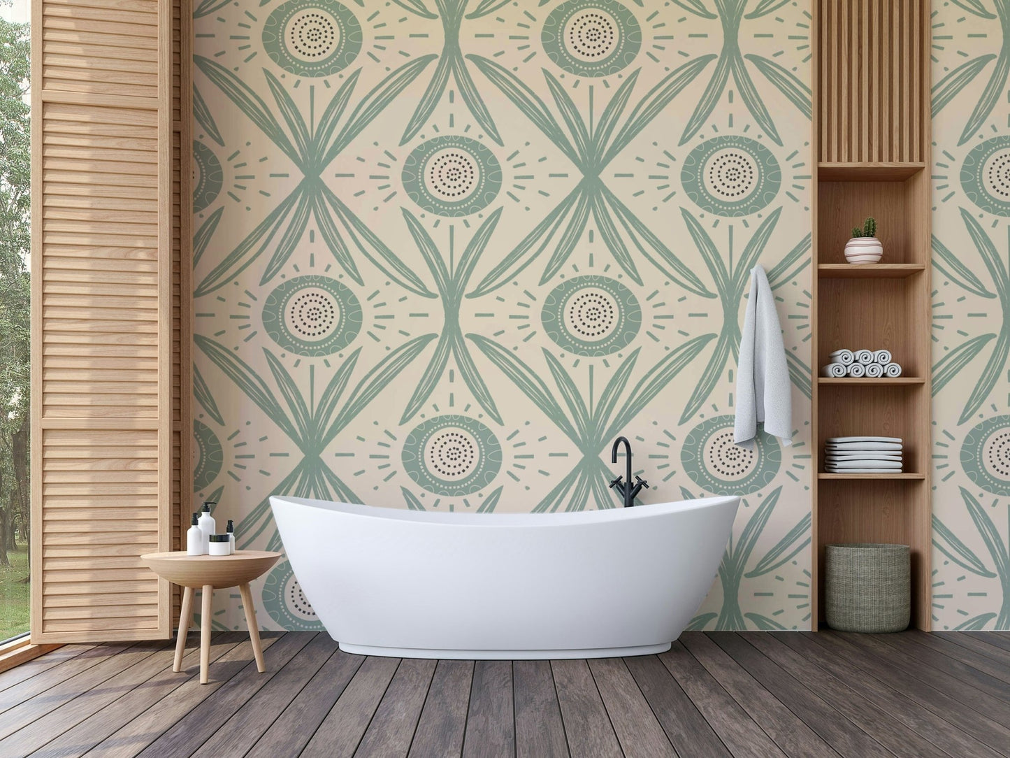 Wallpaper for walls with natural charm
