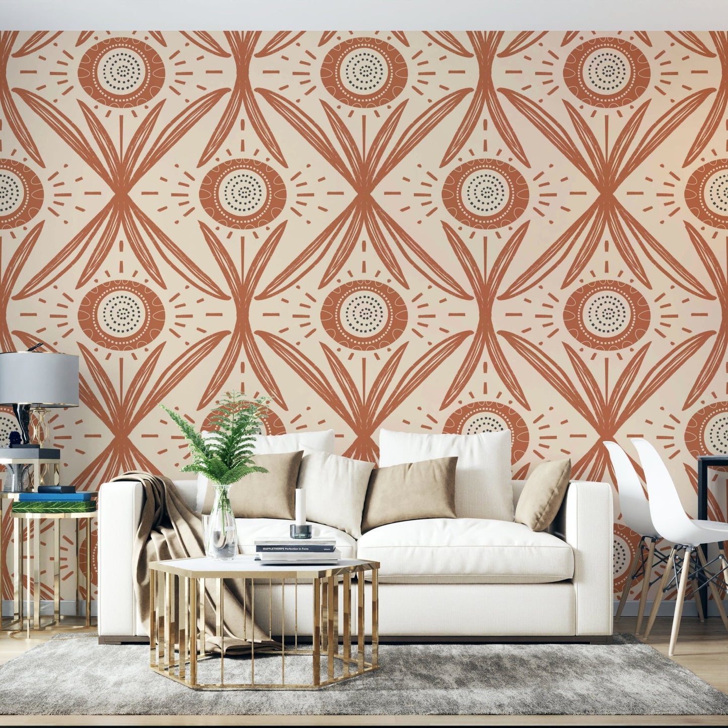 Wallpaper for walls with cottage style

