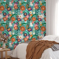 Stylish folk murals for a spring-inspired room, SUSCT84