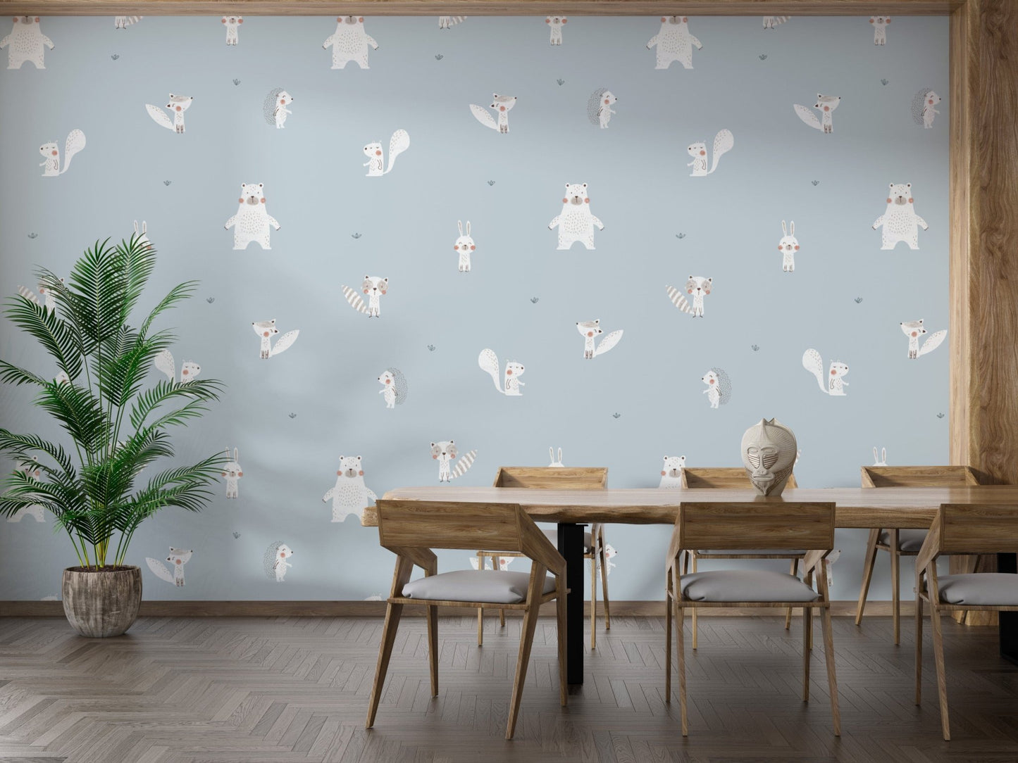 Forest animal wallpaper for walls
