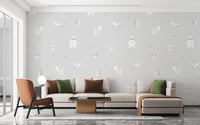 Forest animal design wallpaper mural

