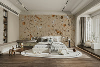 An artistic nature inspired mural for home decor., GD5108