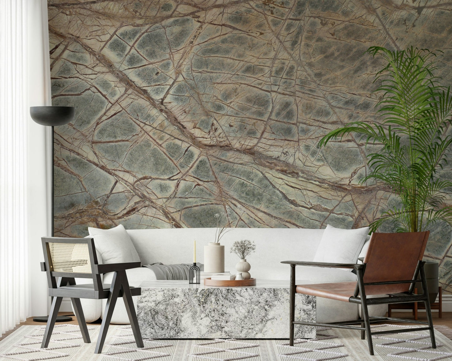 Forest Floor Marble Wall Mural -2579764