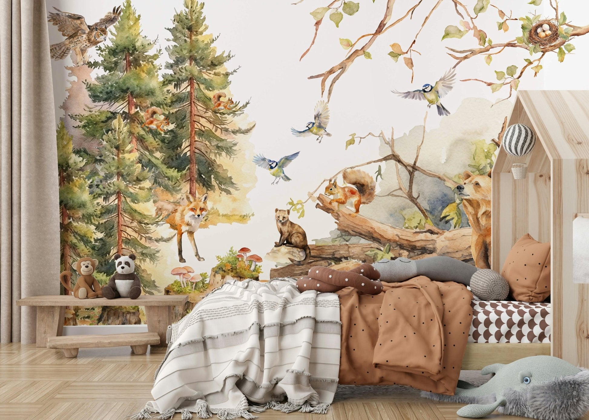 Sense of serene wonder and innocent joy.

