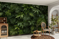 Sunlight filters through the leaves, creating a soft glow.

