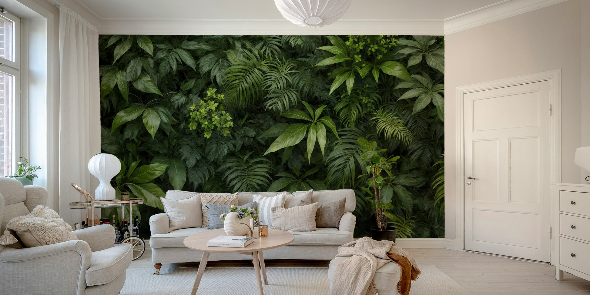 The leaves are in rich, dark shades of forest green.

