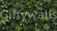 The overall color palette is a deep, soothing green.

