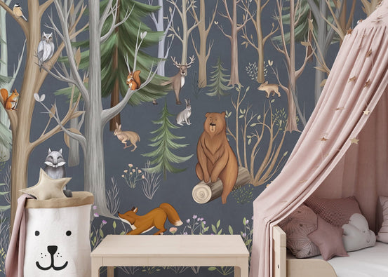 Harmony in the Forest Wall Mural B602
