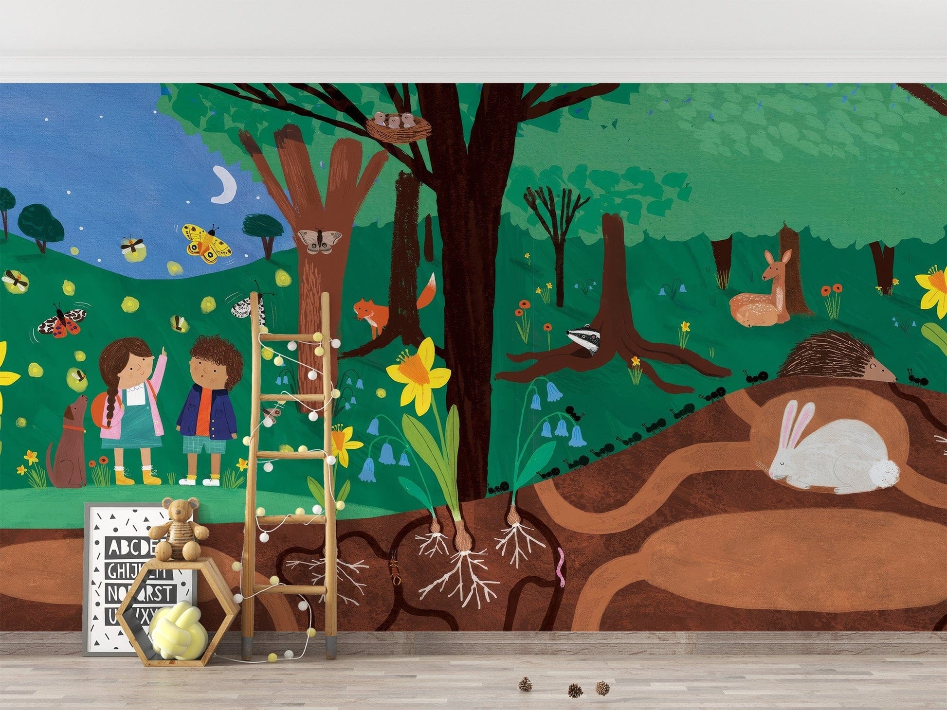 Forest Tales Wall Mural - Giffywalls