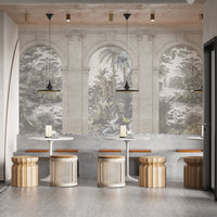Rustic vintage architecture wall mural design
 A455