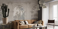 Artistic textured architecture wall mural design A455

