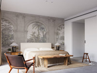 Scenic vintage architecture wallpaper mural art A455
