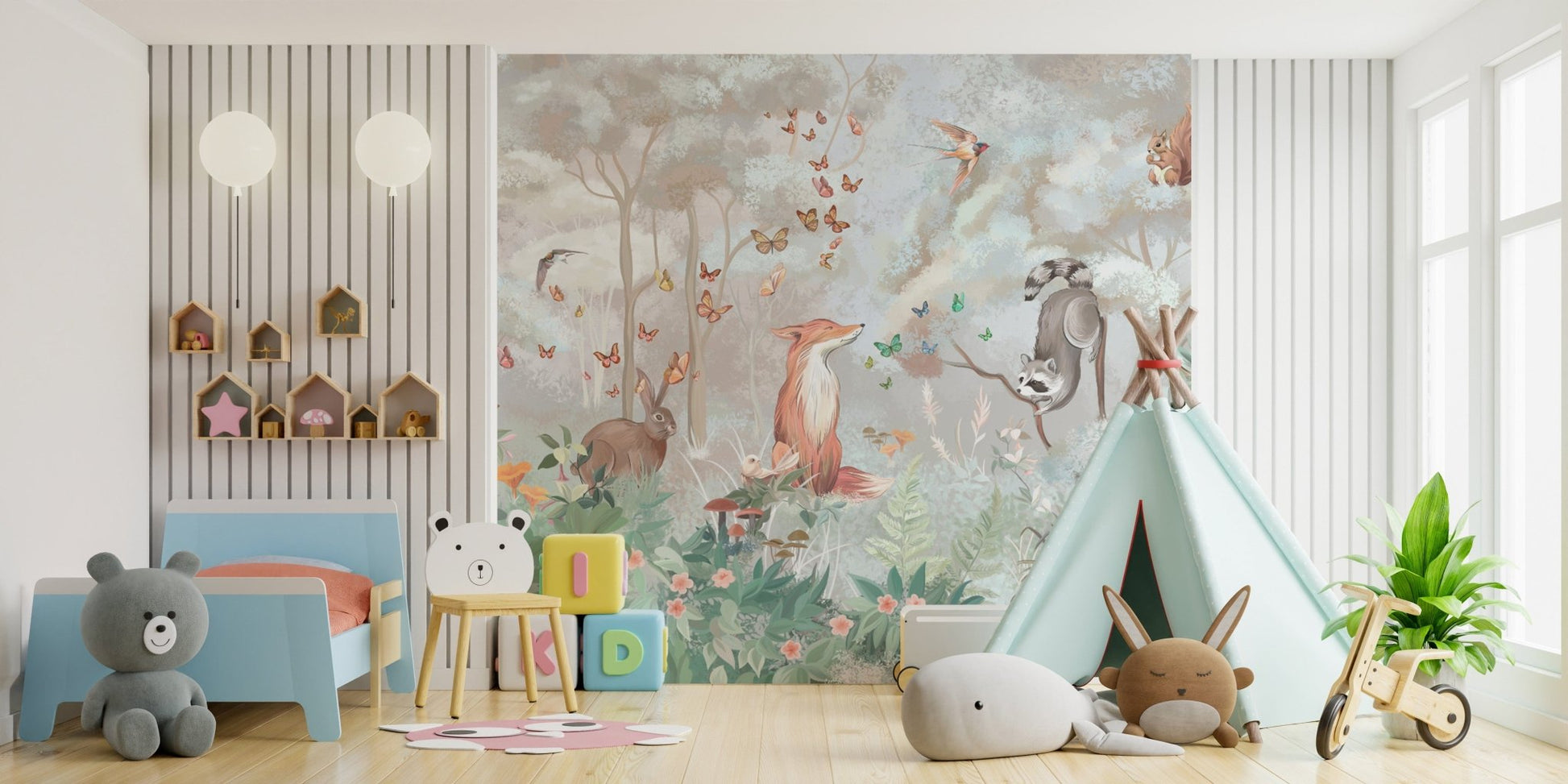 Storybook-Inspired Woodland Wall Art
