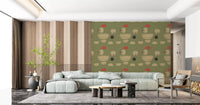 Formas Abstractas de Tierra wallpaper with soft geometry and texture