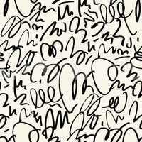 A seamless pattern of scribbles on a wall

