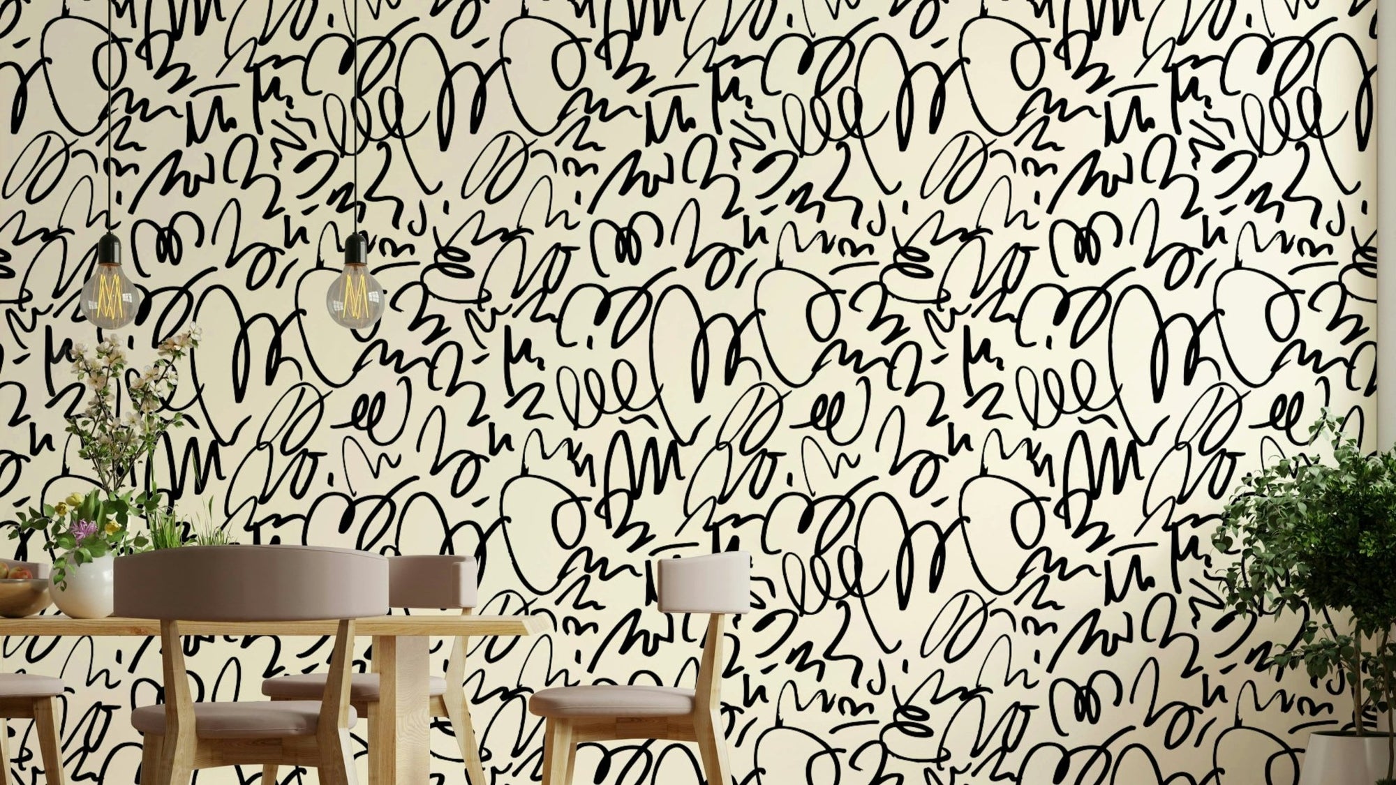 An office with a bold, hand-drawn design, GD4470
