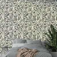 Close-up of a whimsical, abstract marker pattern

