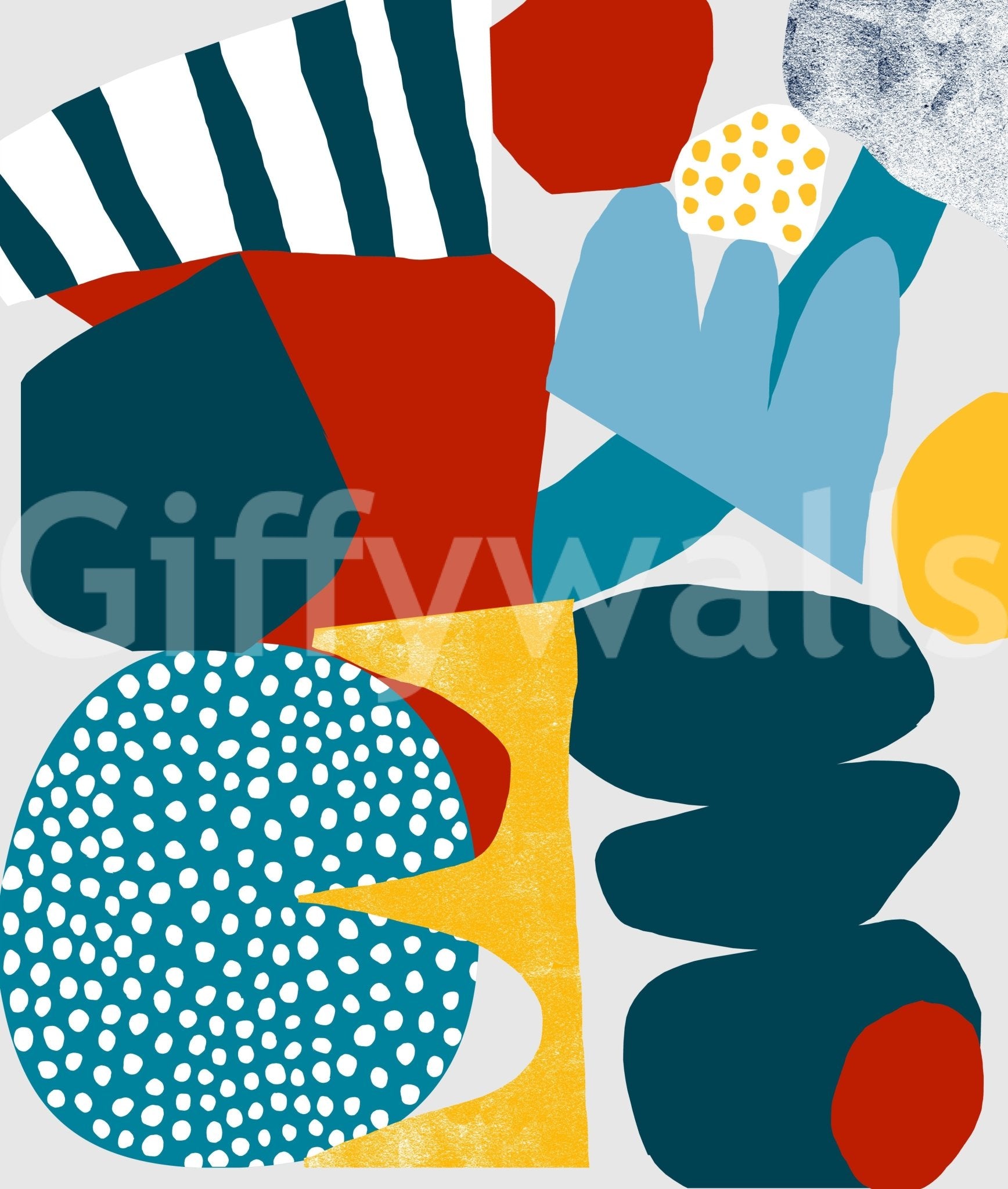 Flowing design wallpaper for meditative corners

