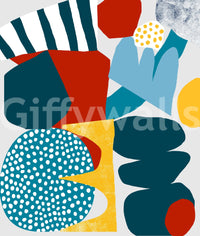 Flowing design wallpaper for meditative corners

