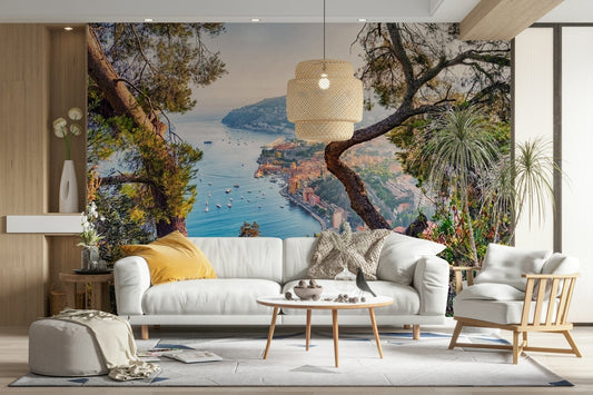 Scenic Riviera Coast Wallpaper for Walls

