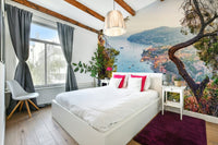Romantic Riviera Landscape Wall Mural

