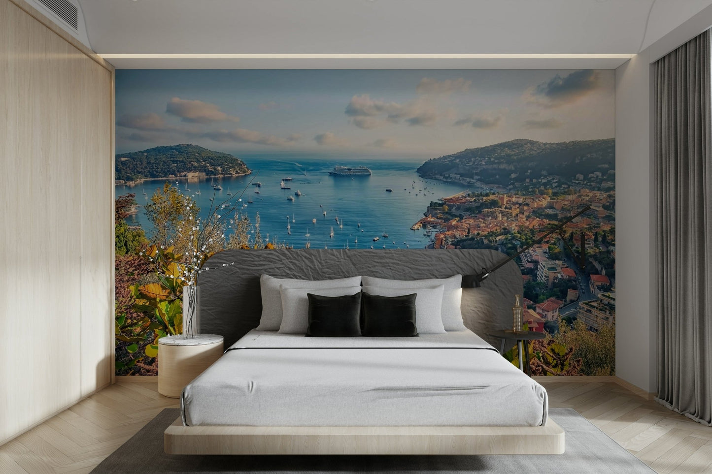 French Riviera Vista Wall Mural