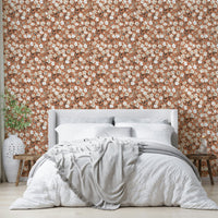 Botanical rustic mural wallpaper

