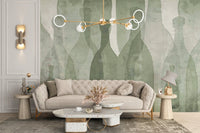 Stylish fresh tint bottle wallpaper for walls
