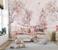 Frolic Forest Fables Wallpaper Mural - Giffywalls