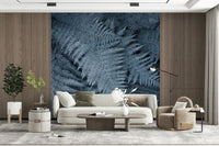 A contemplative gentle design wallpaper mural for a feature wall.