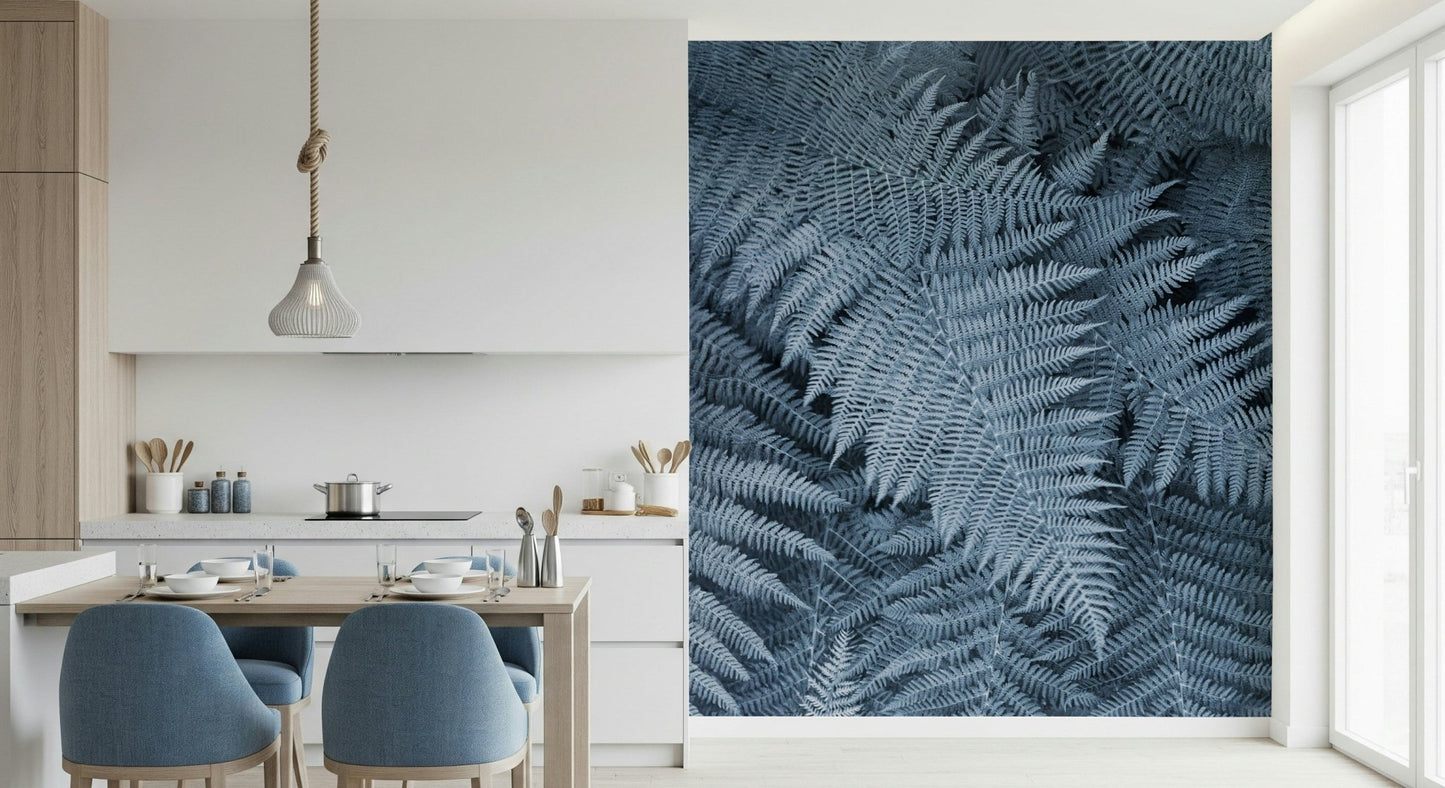 An artistic nature inspired mural for home decor.