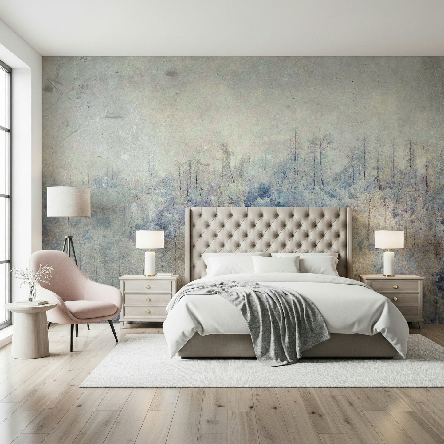 A classic winter theme wallpaper for walls.