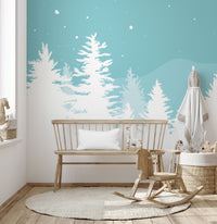 Frosted Pine Christmas Tree Wallpaper mountain-14