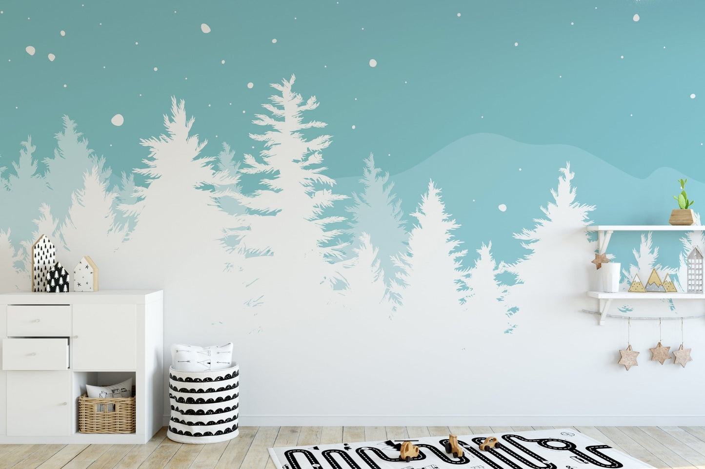 Frosted Pine Christmas Tree Wallpaper mountain-14