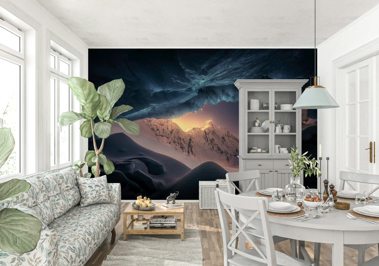 A classic natural theme wallpaper for walls.