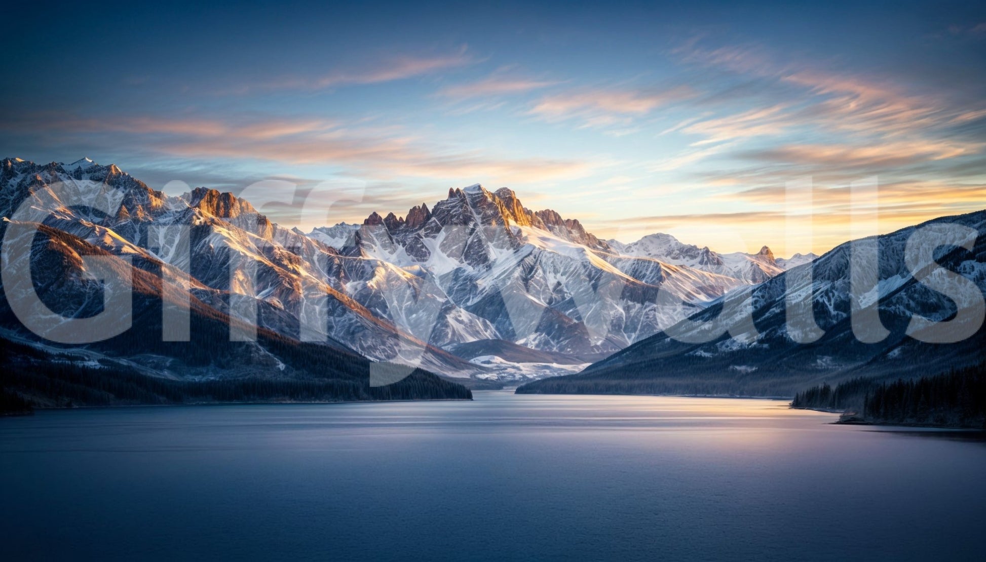 A high-quality minimalist peak wall mural for walls.

