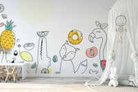Fruity Kids Wallpaper Mural - Giffywalls Kids-15
