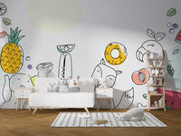 Fruity Kids Wallpaper Mural - Giffywalls Kids-15