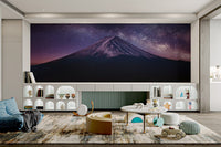 Fuji Mountain with Milky Way stars
