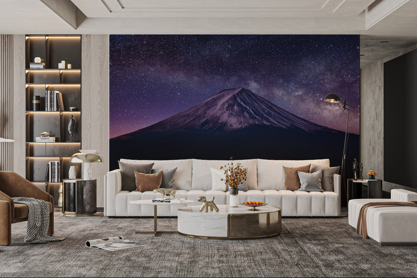 Tranquil night over Mount Fuji

