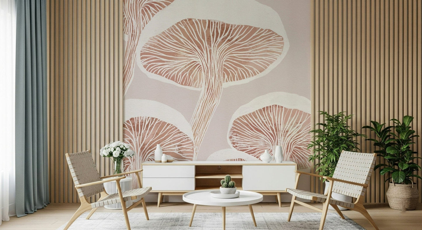 Fungi Forest Charm Wall Mural