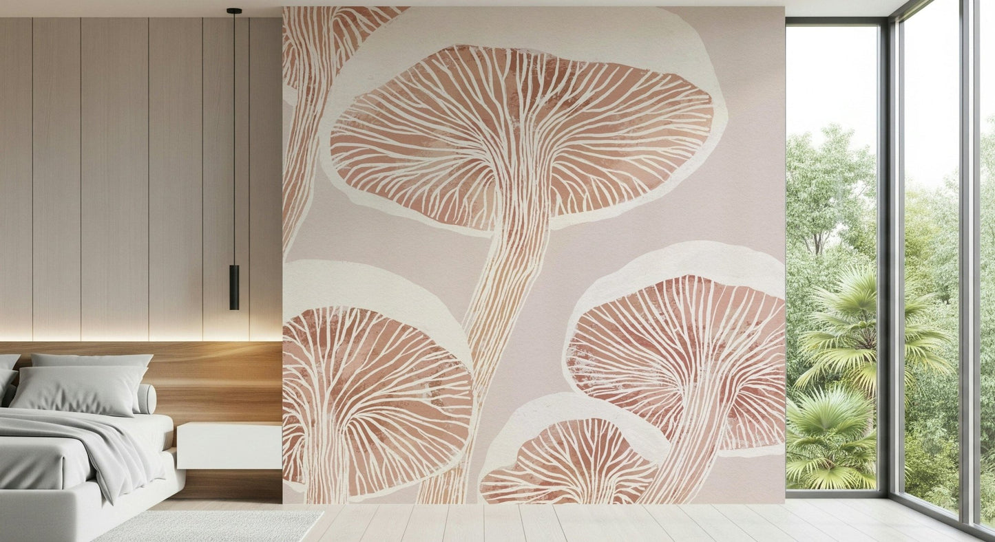 Fungi Forest Charm Wall Mural