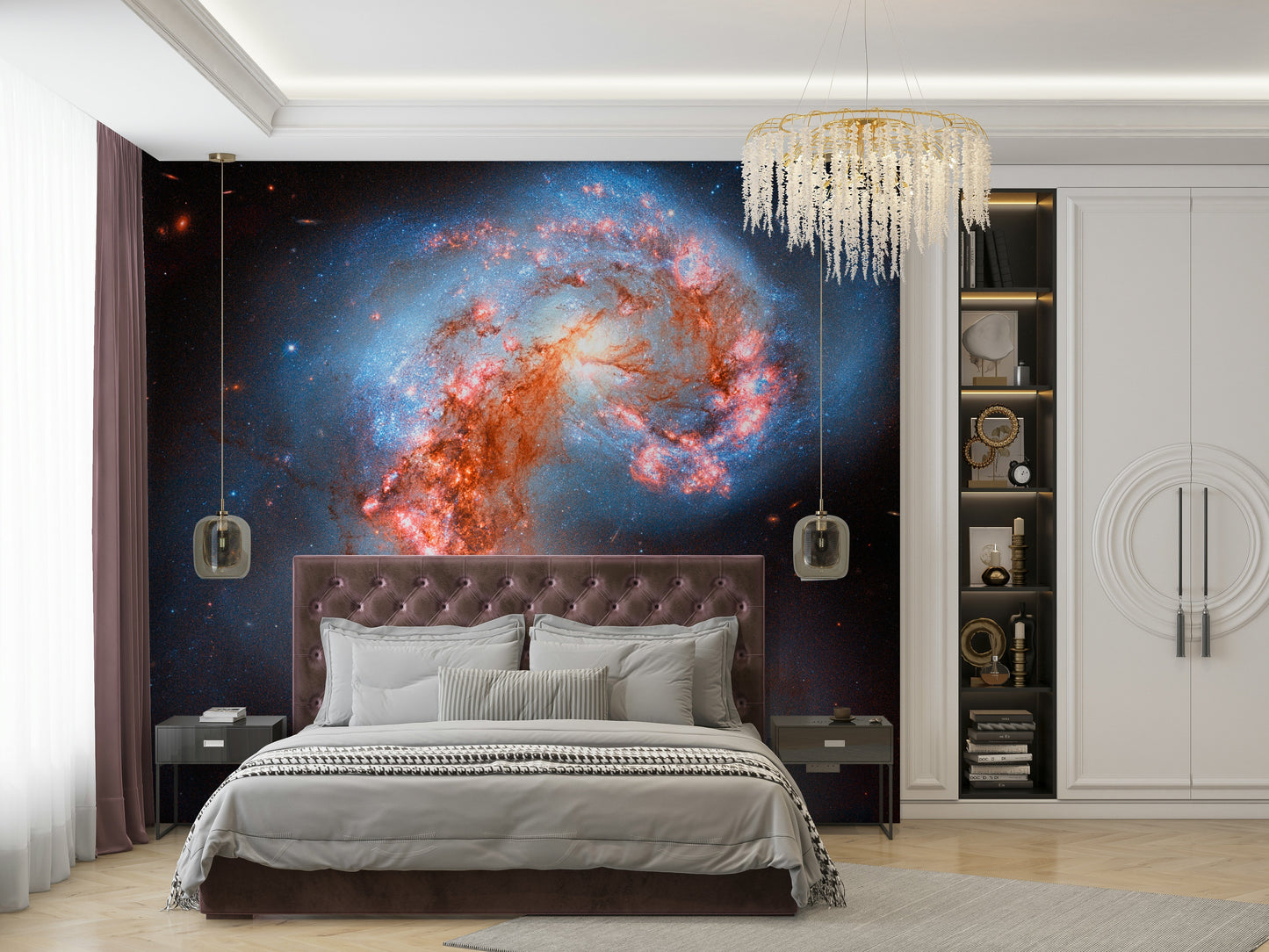 The mood is peaceful and serene.

