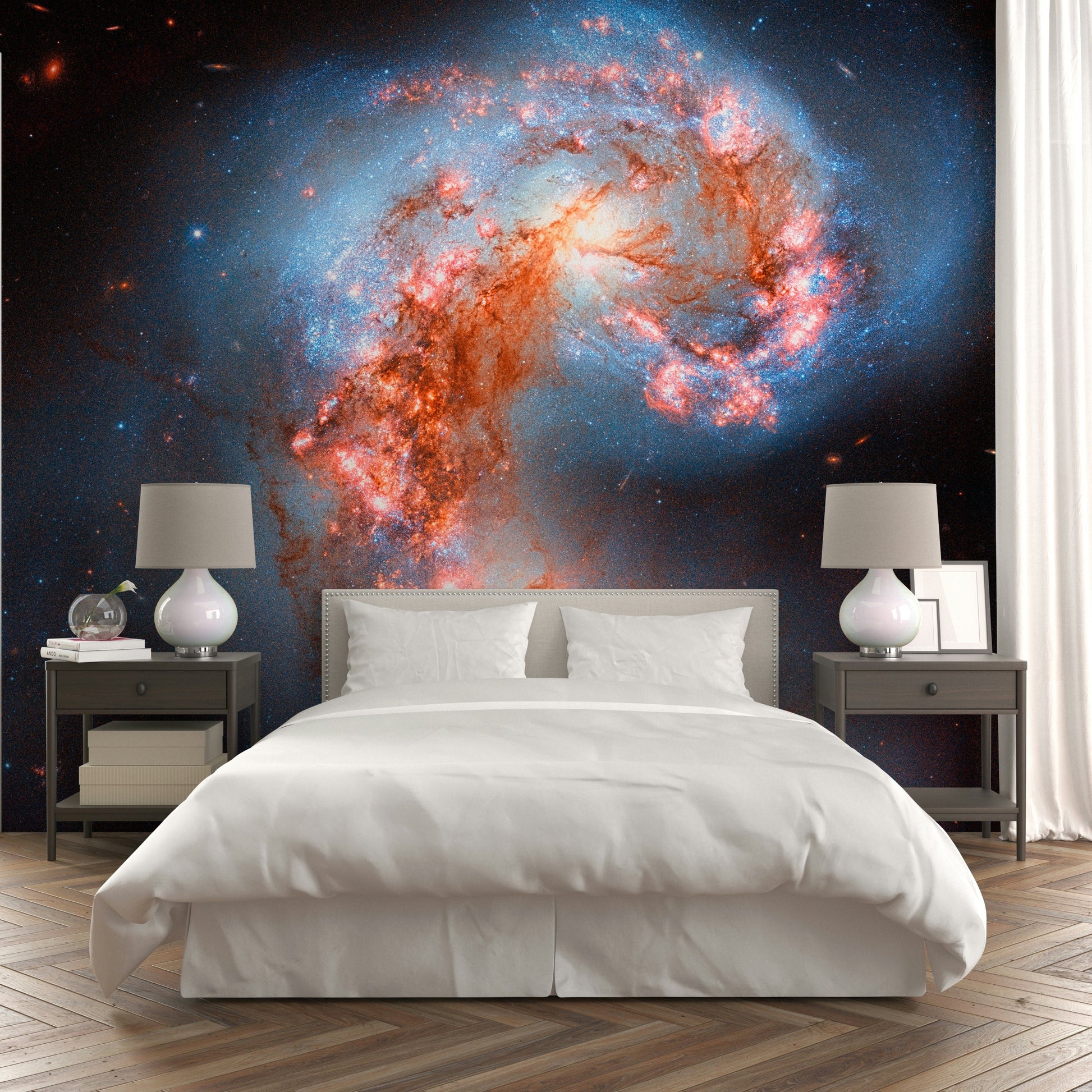 The swirling shapes are a central focus of the image.

