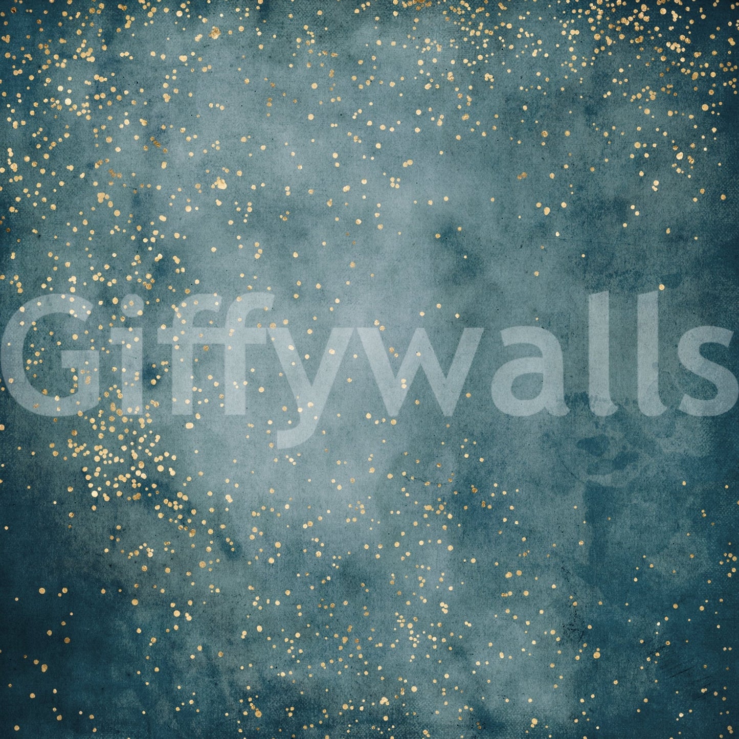 Galactic Dust - Sea Blue  Wall Mural