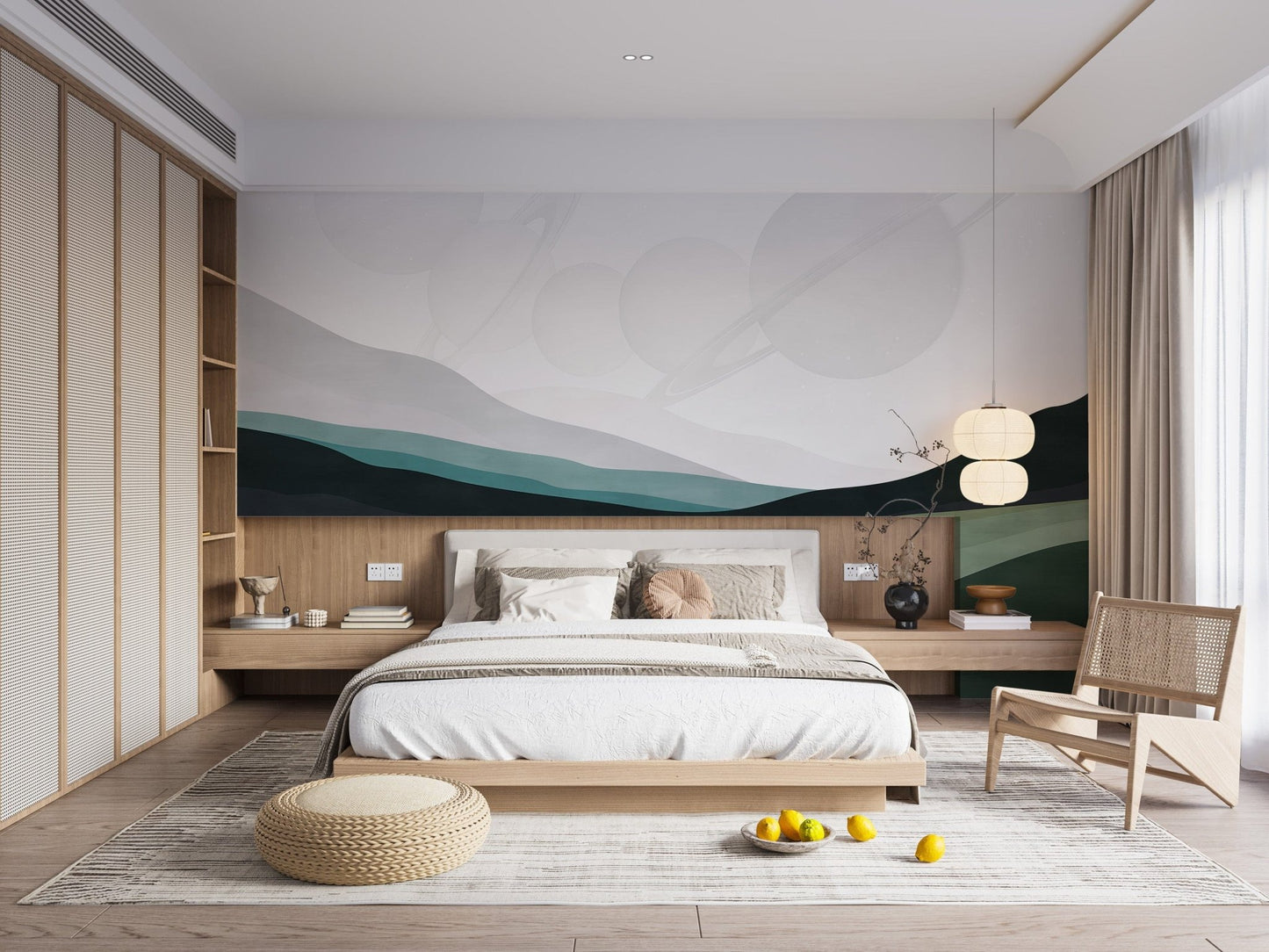 Galactic Harmony Wall Mural - Giffywalls