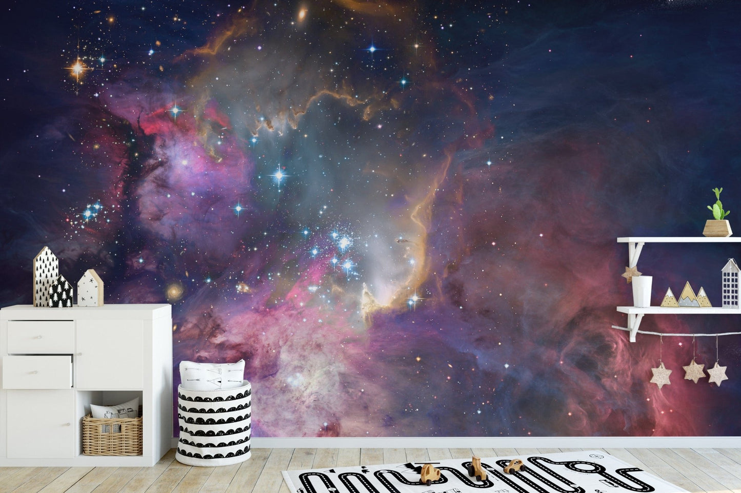 Galactic Nebula Space Wall Mural - Giffywalls, B353