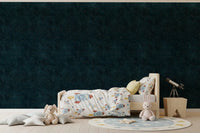 A deep celestial look shapes the Galactic Star Field Wallpaper in petrol tones