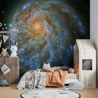The image shows an artistic impression of the spiral galaxy NGC 2276. GD3575

